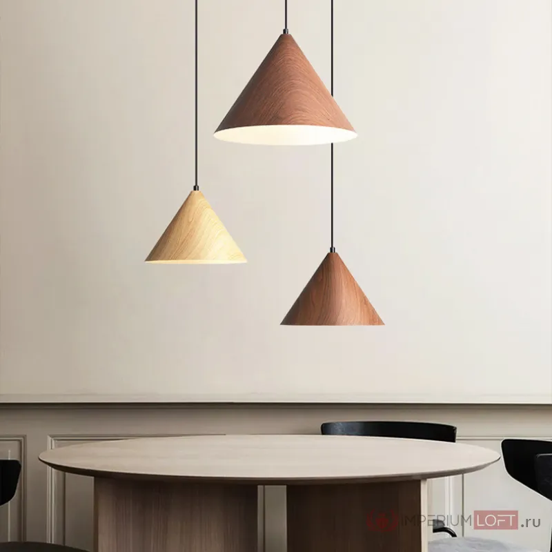 Подвесной светильник NOOMI TRIO D30 Light brown от ImperiumLoft