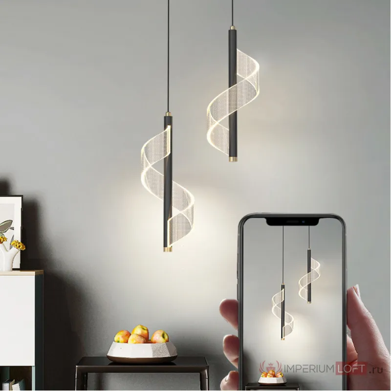 Подвесной светильник ORNELLA DUO Black от ImperiumLoft