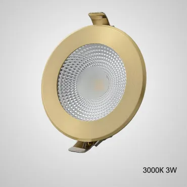 Встраиваемый светодиодный светильник ACT D8 3000К 3W от ImperiumLoft