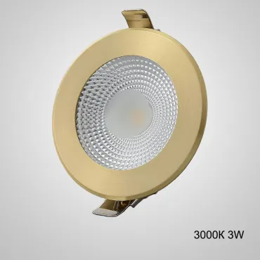 Встраиваемый светодиодный светильник ACT D10 3000К 3W от ImperiumLoft