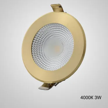 Встраиваемый светодиодный светильник ACT D10 4000К 3W от ImperiumLoft