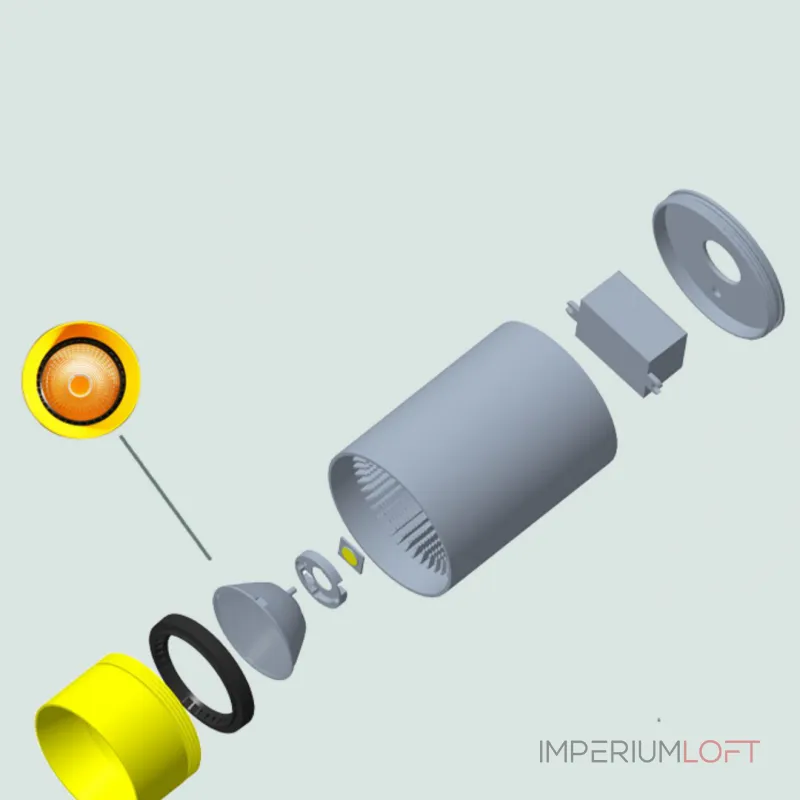 Точечный светильник RESTON White Grey 4000К Точечный светильник RESTON White Grey 4000К