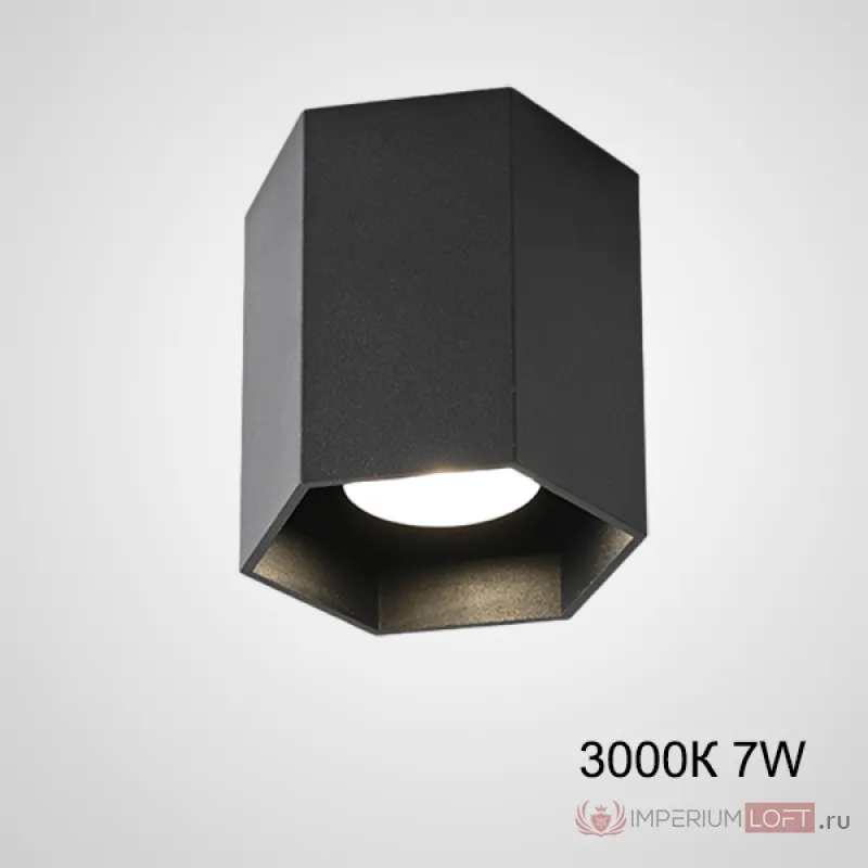 Точечный светодиодный светильник CONSOLE L1 Black 3000К 7W от ImperiumLoft