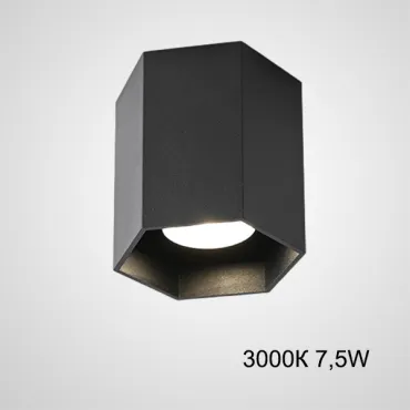 Точечный светодиодный светильник CONSOLE L1 Black 3000К 7,5W