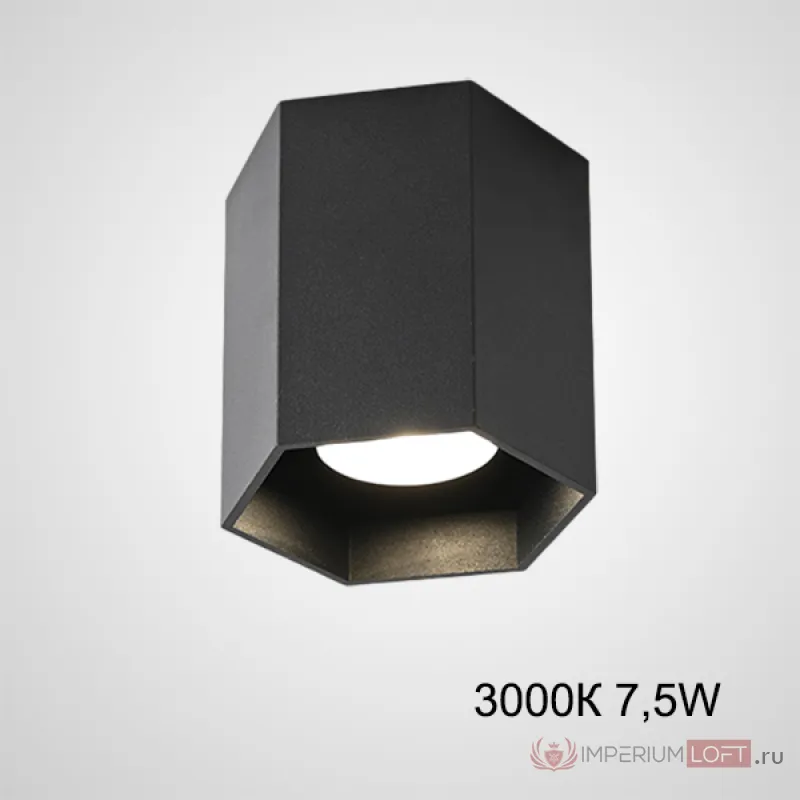 Точечный светодиодный светильник CONSOLE L1 Black 3000К 7,5W от ImperiumLoft