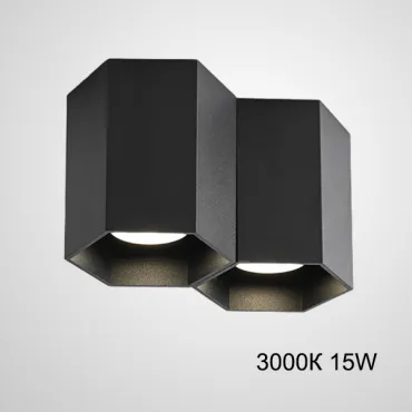 Точечный светодиодный светильник CONSOLE L2 Black 3000К 15W от ImperiumLoft
