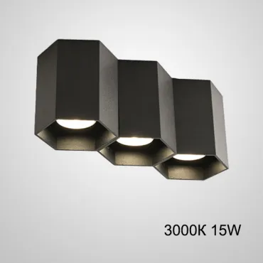 Точечный светодиодный светильник CONSOLE L3 D27 Black 3000К 15W