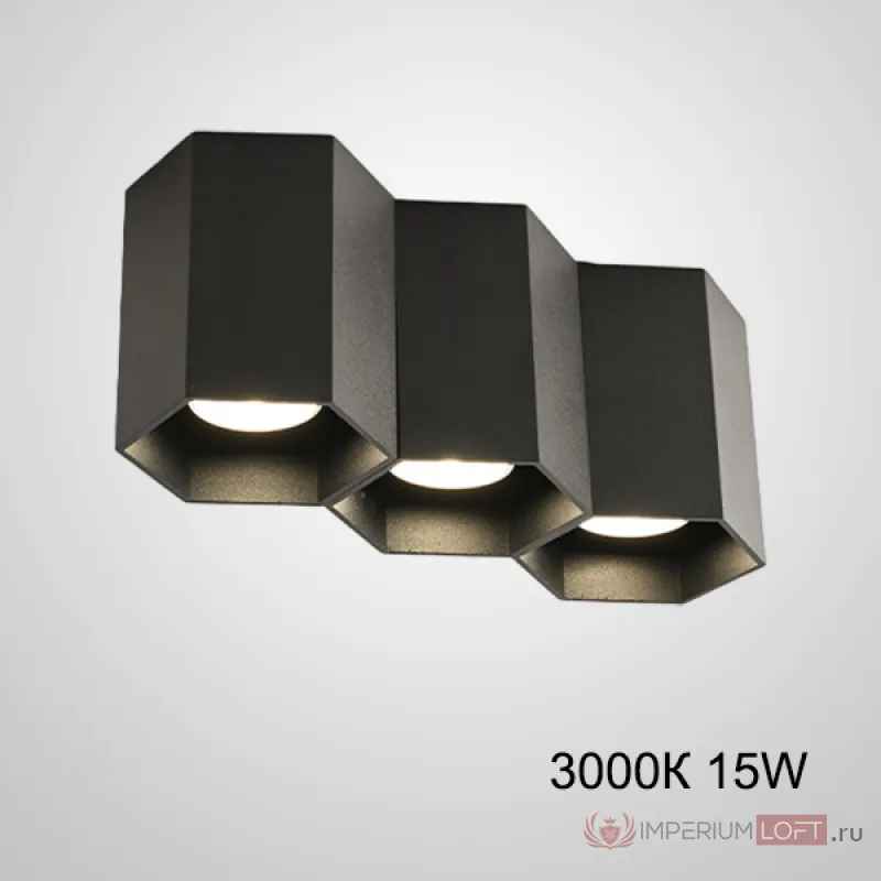 Точечный светодиодный светильник CONSOLE L3 D27 Black 3000К 15W от ImperiumLoft