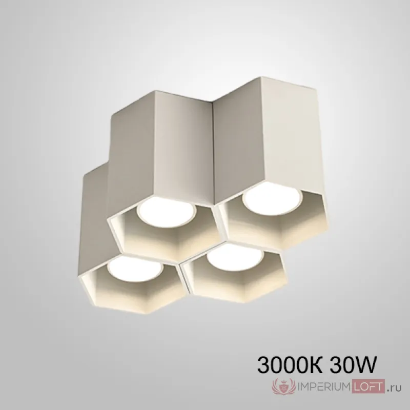 Точечный светодиодный светильник CONSOLE L4 White 3000К 30W от ImperiumLoft
