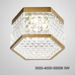 Накладной светодиодный светильник PARTY Brass Трехцветный свет 5W от ImperiumLoft