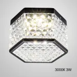 Накладной светодиодный светильник PARTY Black 3000К 3W от ImperiumLoft
