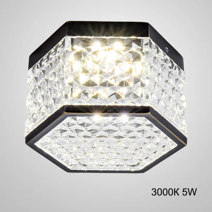 Накладной светодиодный светильник PARTY Black 3000К 5W от ImperiumLoft