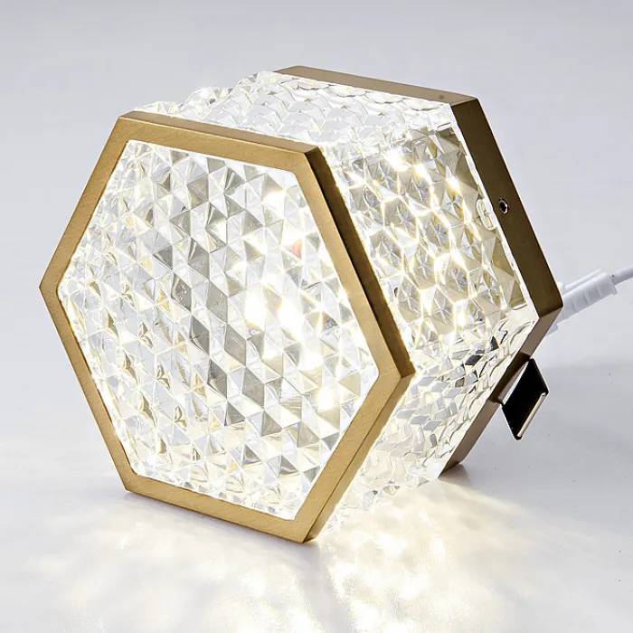 Накладной светодиодный светильник PARTY Brass 3000К 3W от ImperiumLoft