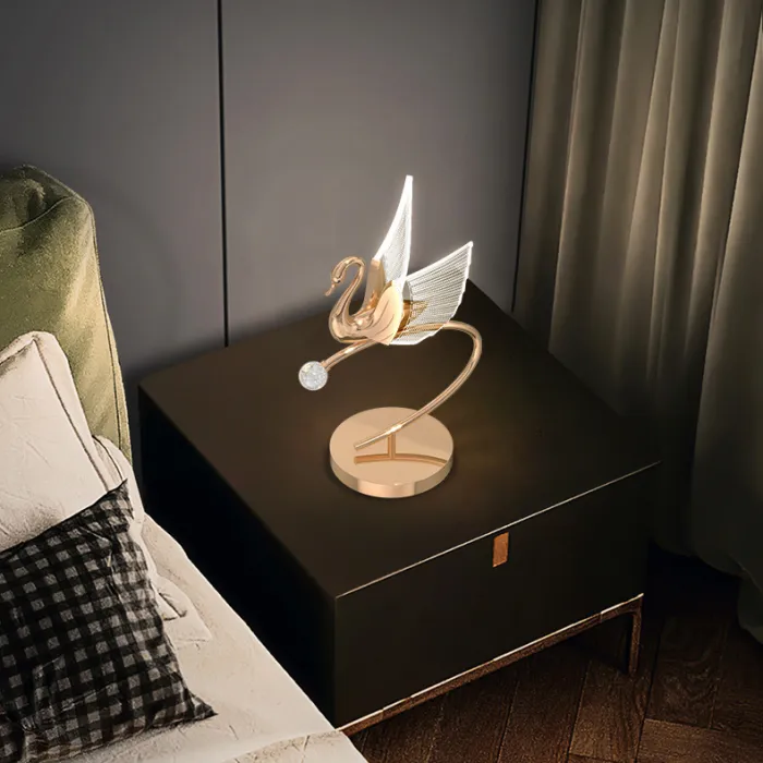 Настольная лампа BIRDIE TAB B Rose Gold от ImperiumLoft