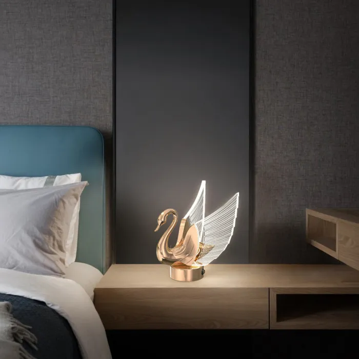 Настольная лампа BIRDIE TAB B Rose Gold от ImperiumLoft