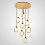 Подвесной светильник KARI L8 Brass