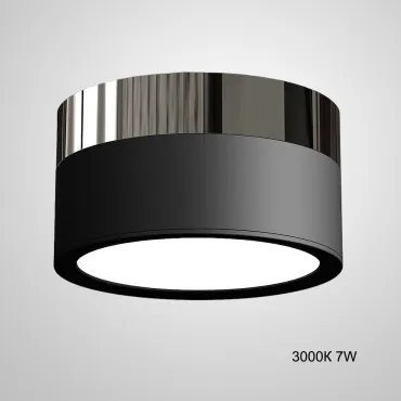 Точечный светильник FOG BRILL D9 Black 3000К 7W от ImperiumLoft