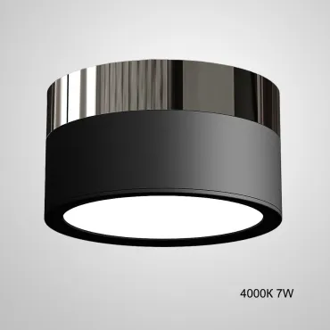 Точечный светильник FOG BRILL D9 Black 4000К 7W от ImperiumLoft