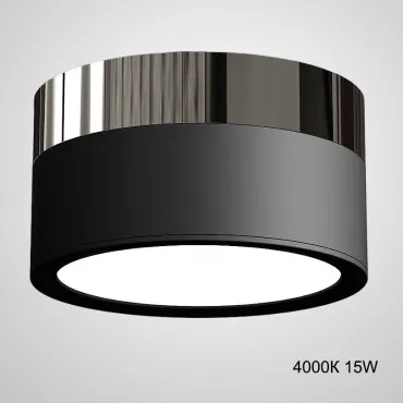 Точечный светильник FOG BRILL D14,5 Black 4000К 15W от ImperiumLoft