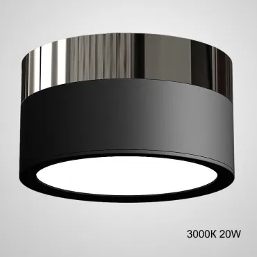 Точечный светильник FOG BRILL D14,5 Black 3000К 20W от ImperiumLoft