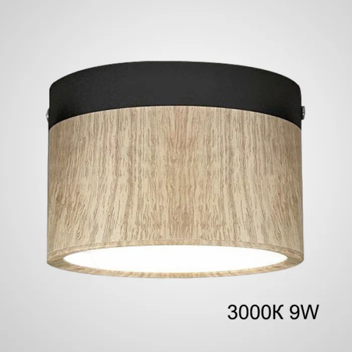 Точечный светильник FOG WOOD D11 Black 3000К 9W от ImperiumLoft