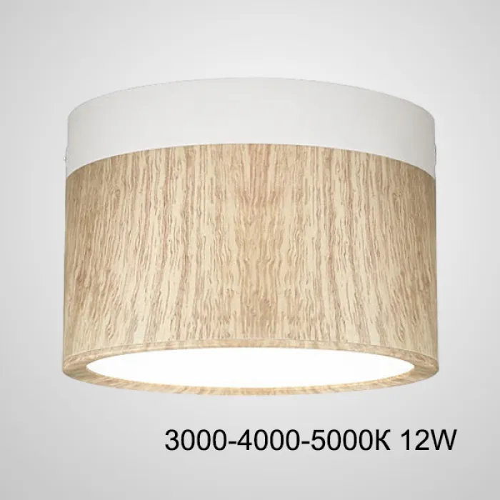 Точечный светильник FOG WOOD D11 White Трехцветный свет 12W от ImperiumLoft