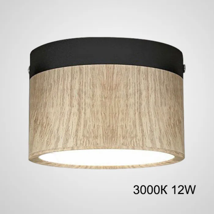 Точечный светильник FOG WOOD D11 Black 3000К 12W от ImperiumLoft