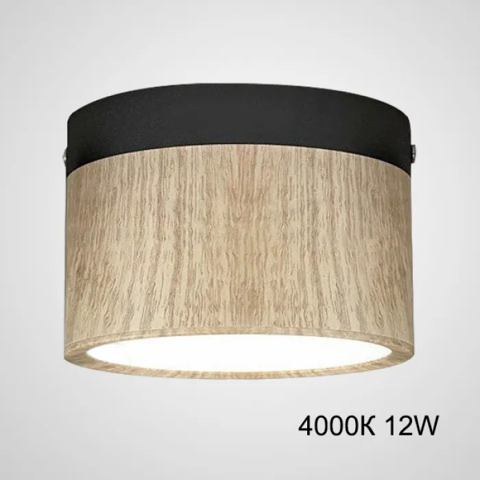 Точечный светильник FOG WOOD D11 Black 4000К 12W от ImperiumLoft