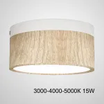 Точечный светильник FOG WOOD D14,5 White Трехцветный свет 15W от ImperiumLoft