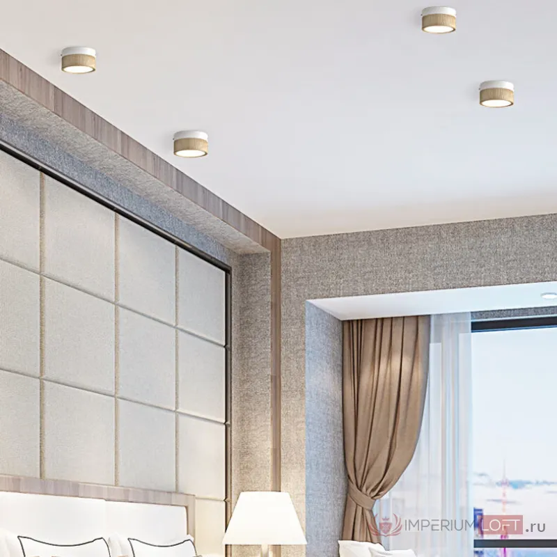 Точечный светильник FOG WOOD D14,5 White 4000К 20W от ImperiumLoft