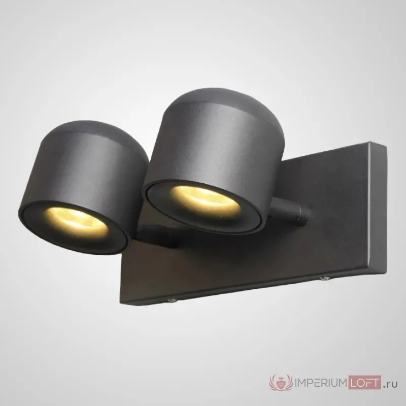 Настенный светильник TINY WALL L2 Black от ImperiumLoft