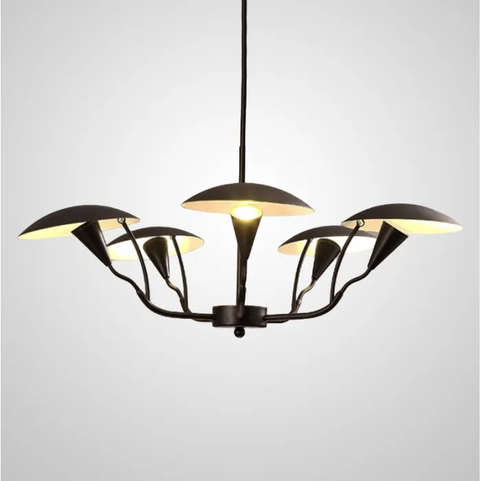Люстра на штанге SHELT D83 Black от ImperiumLoft