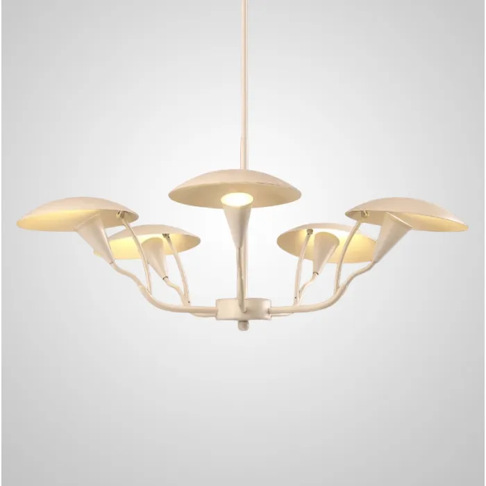Люстра на штанге SHELT D83 White от ImperiumLoft