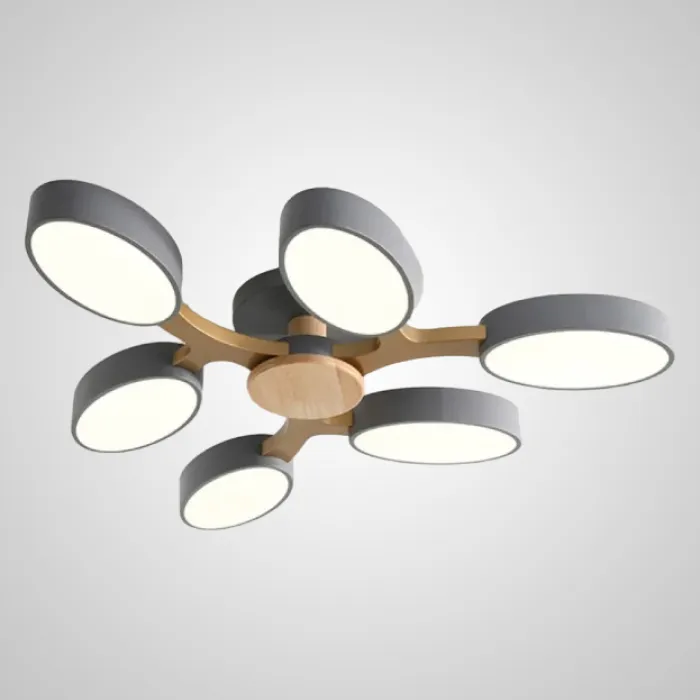 Потолочная люстра INGALIS L81 Gray от ImperiumLoft