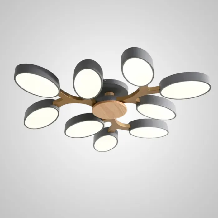 Потолочная люстра INGALIS L94 Gray от ImperiumLoft
