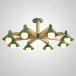 Люстра на штанге HORN B D94 Green от ImperiumLoft