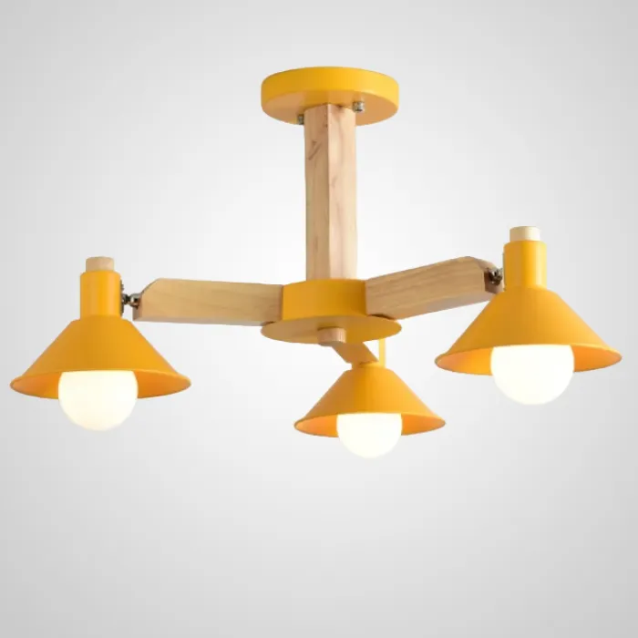 Люстра на штанге HORN B D68 Yellow от ImperiumLoft