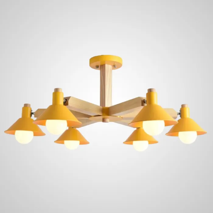 Люстра на штанге HORN B D84 Yellow от ImperiumLoft