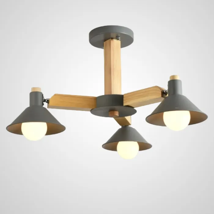 Люстра на штанге HORN B D68 Gray от ImperiumLoft