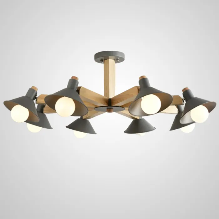 Люстра на штанге HORN B D94 Gray от ImperiumLoft