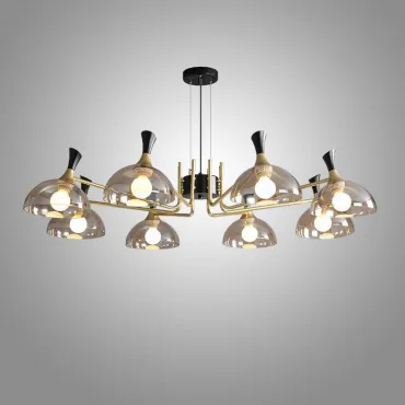 Подвесная люстра AMANDA D115 Amber