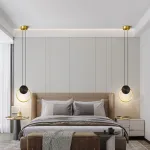 Подвесной светильник WOLKE D40 Brass от ImperiumLoft