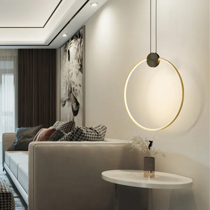 Подвесной светильник WOLKE D40 Brass от ImperiumLoft