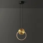 Подвесной светильник WOLKE D40 Brass от ImperiumLoft