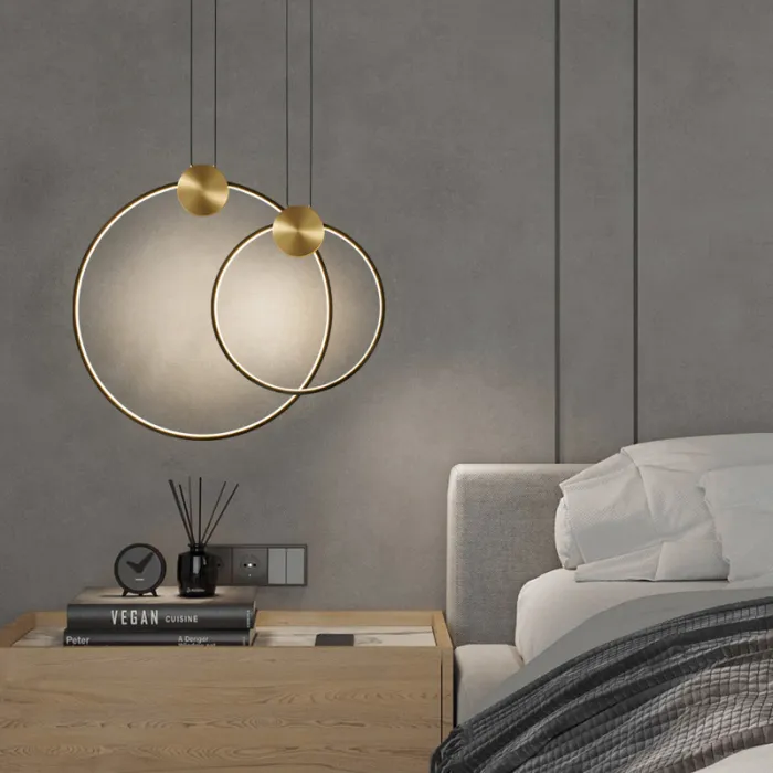 Подвесной светильник WOLKE D40 Brass от ImperiumLoft