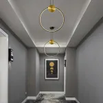 Подвесной светильник WOLKE D40 Brass от ImperiumLoft