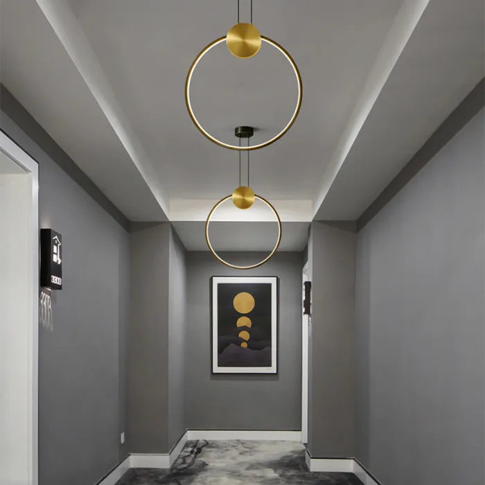Подвесной светильник WOLKE D40 Brass от ImperiumLoft