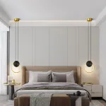 Подвесной светильник WOLKE D40 Brass от ImperiumLoft