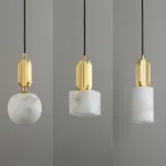 Подвесной светильник VIAL B H17 Brass от ImperiumLoft