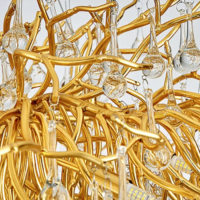 Люстра Droplet Chandelier circle D80 от ImperiumLoft